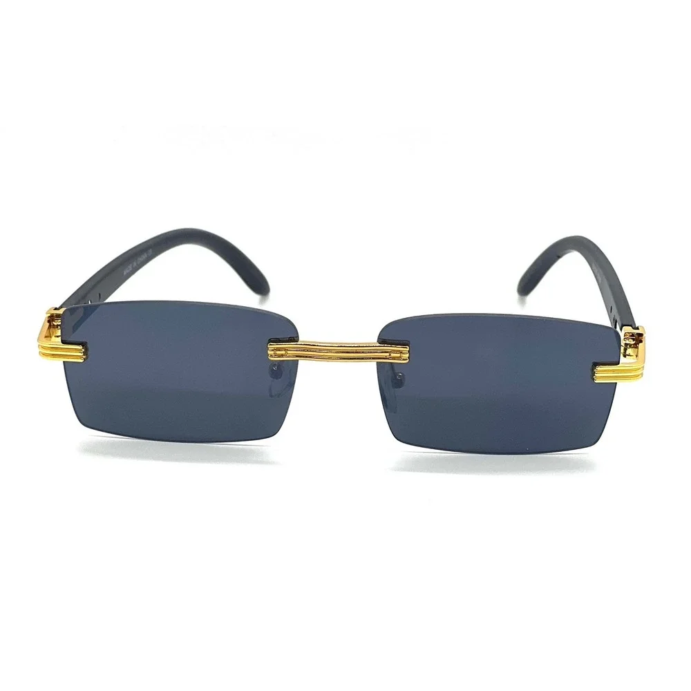 Sunglasses Sophisticated Gangster Style‎ UV400 Protection Dark Black Lens Buffs
